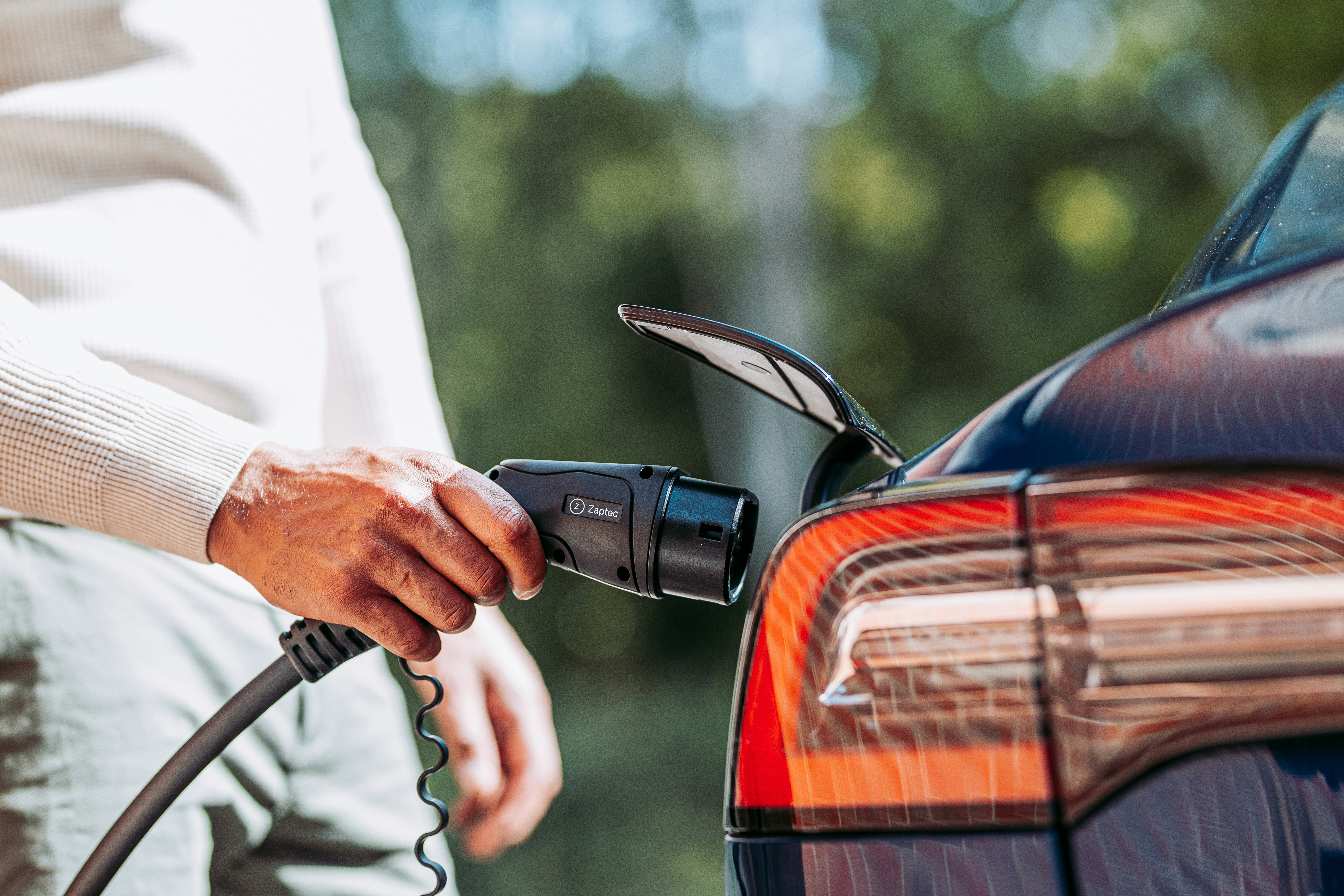 Type 2-stekker voor AC-laden van een elektrische auto